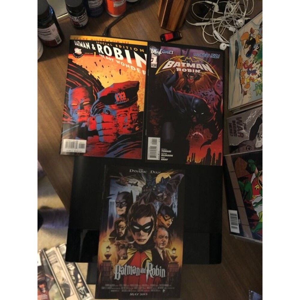 Batman and Robin #40 Harry Potter+ Batman Robin #1+ Batman Robin Boy wonder #1